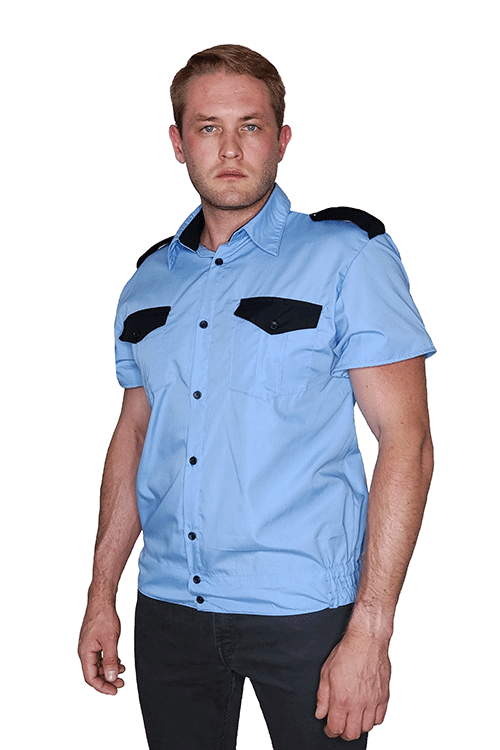 Рубашка охранника с коротким рукавом