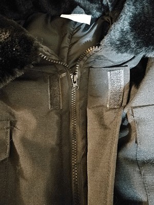 Куртка охранника рип-стоп на молнии
